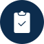 icon of a clipboard